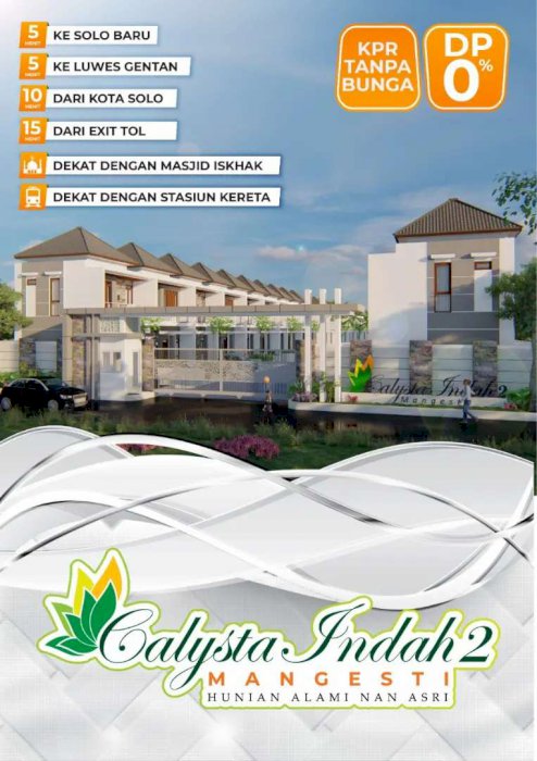 Promo Rumah 2 lantai dijual solo mayang gentan mangesti raya 700jt an