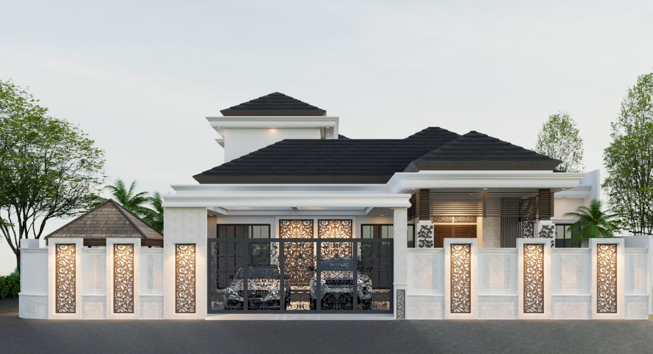 Hunian tropis modern cantik bebas design konsep bangunan