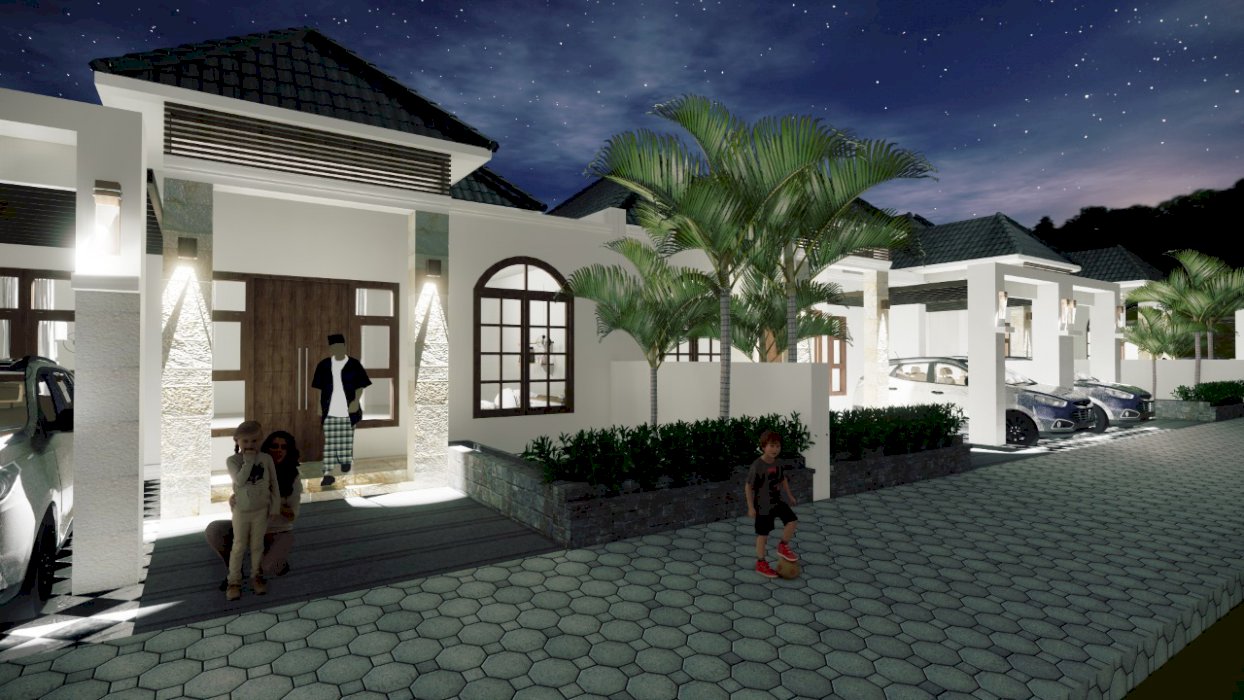 DIJUAL RUMAH BARU MODEL CLUSTER ISLAMIC JL.GARUDA SAKTI KOTA PEKANBARU