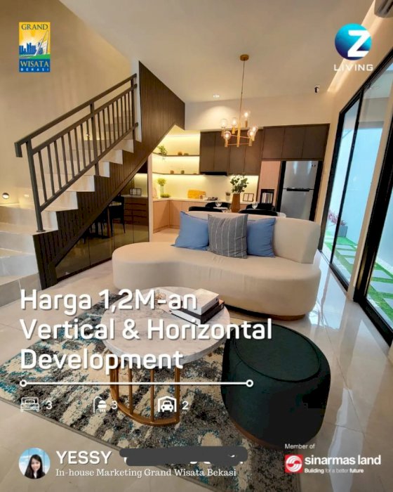 Rumah Modern Z living ,Grand Wisata Bekasi