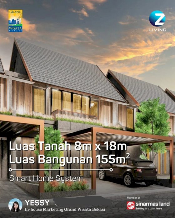 Dijual Rumah Luxury,Mewah DP Hanya 0%,di Z living ,Grand Wisata Bekasi