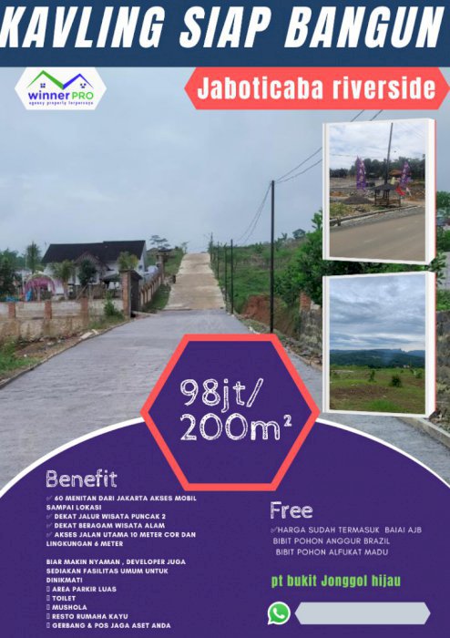 TANAH KAVLING SIAP BANGUN VIEW GUNUNG DAN STRATEGIS