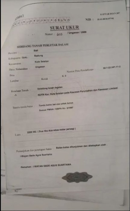 Tanah 32 are lantai 2 view laut di balangan