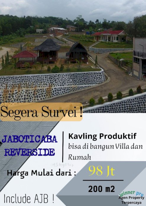 KAVLING SIAP BANGUN JABOTICABA REVERSIDE