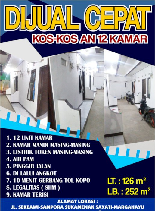 Murah Kos - Kos an 12 Pintu