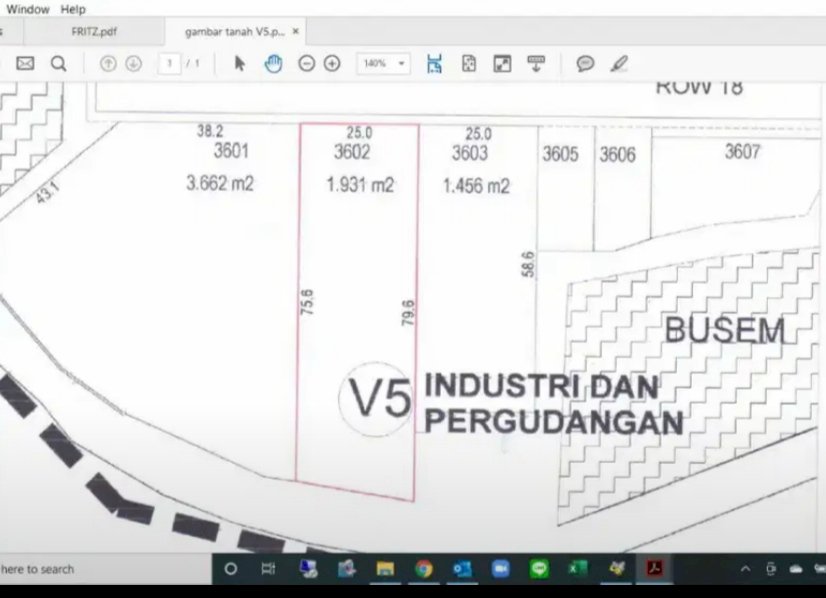 Tanah pergudangan dan industri