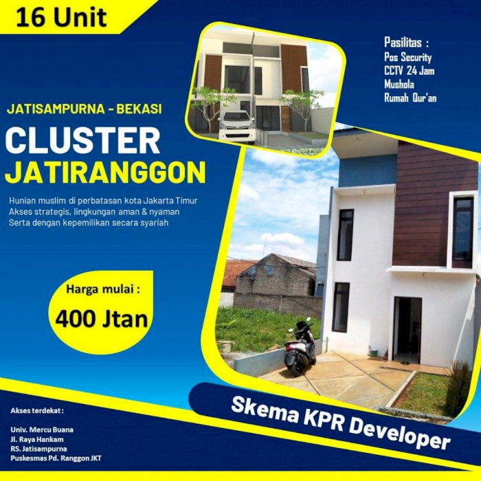 Hunian Di Perbatasan Jakarta Timur, CLUSTER JATIRANGGON