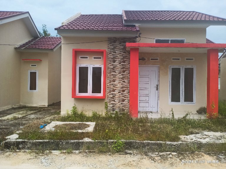 Dijual Rumah Baru type 45/114 jl Uka garuda sakti KM3 pku kota