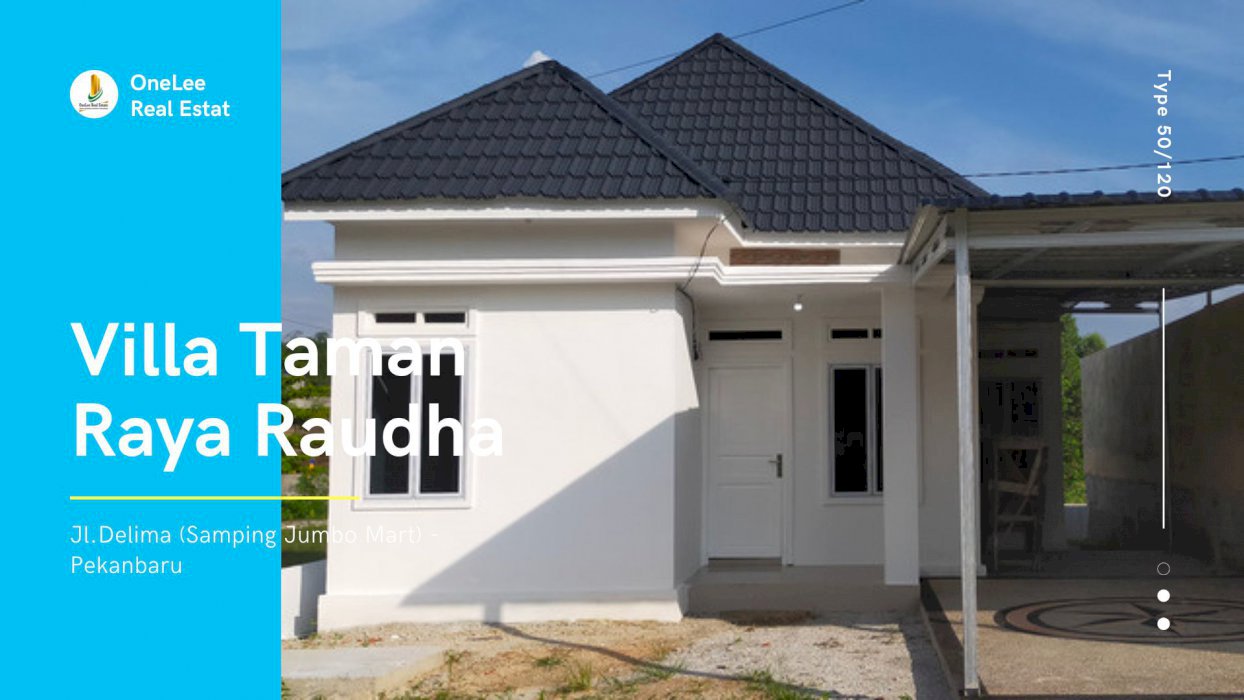 Cluster Minimalis di Tepi Jl.Delima Pekanbaru,Harga Terjangkau!