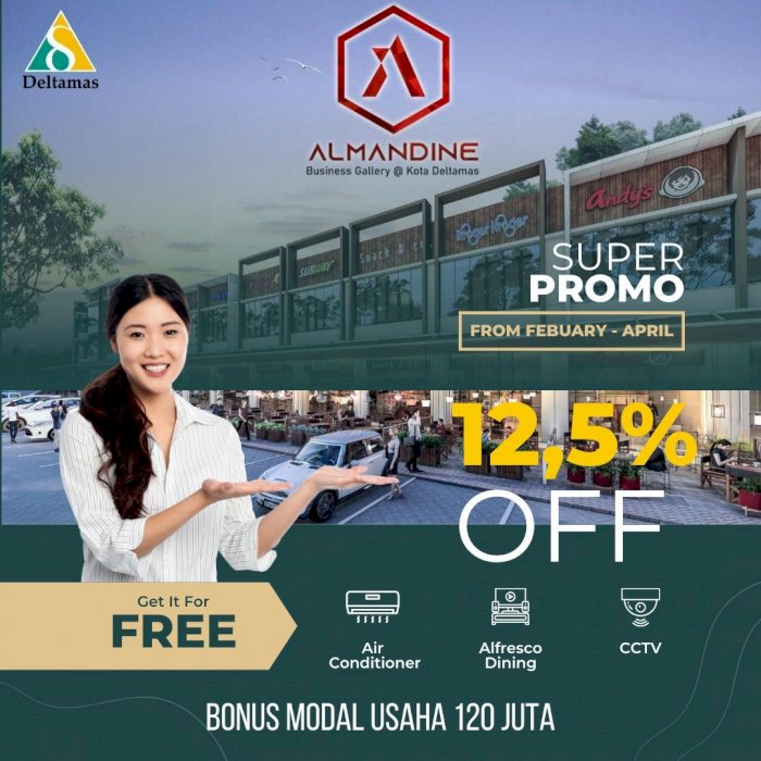 Almadine Deltamas Cikarang Lokasi Prime Captive Market Industri & Residential