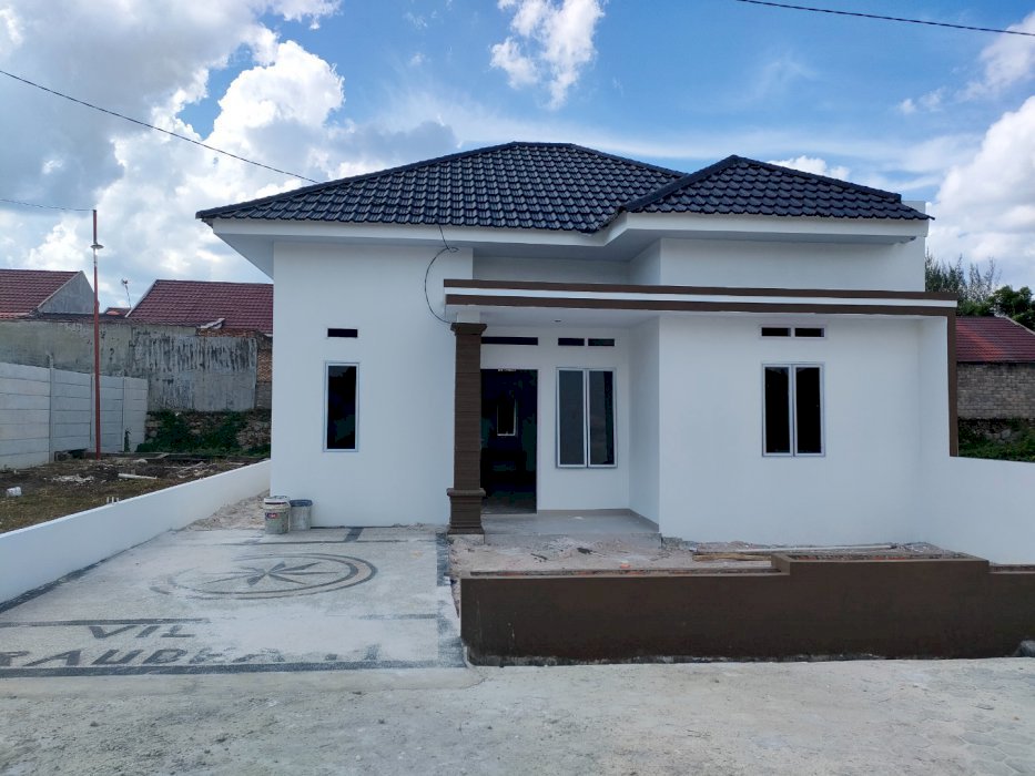 hunian nyaman di perumahan taman raya raudha jalan delima