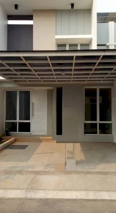 Rumah 2 lantai siap huni luas 6x17 102m2 Type 4KT Cluster Yarra JGC Jakarta Garden City Cakung