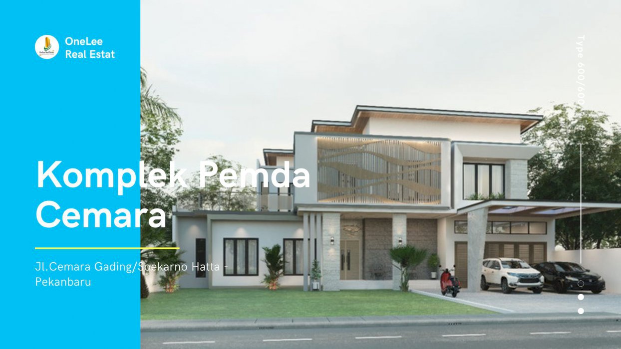 Rumah Design Mewah Lokasi Startegis di Jl.Soekarno Hatta Pekanbaru