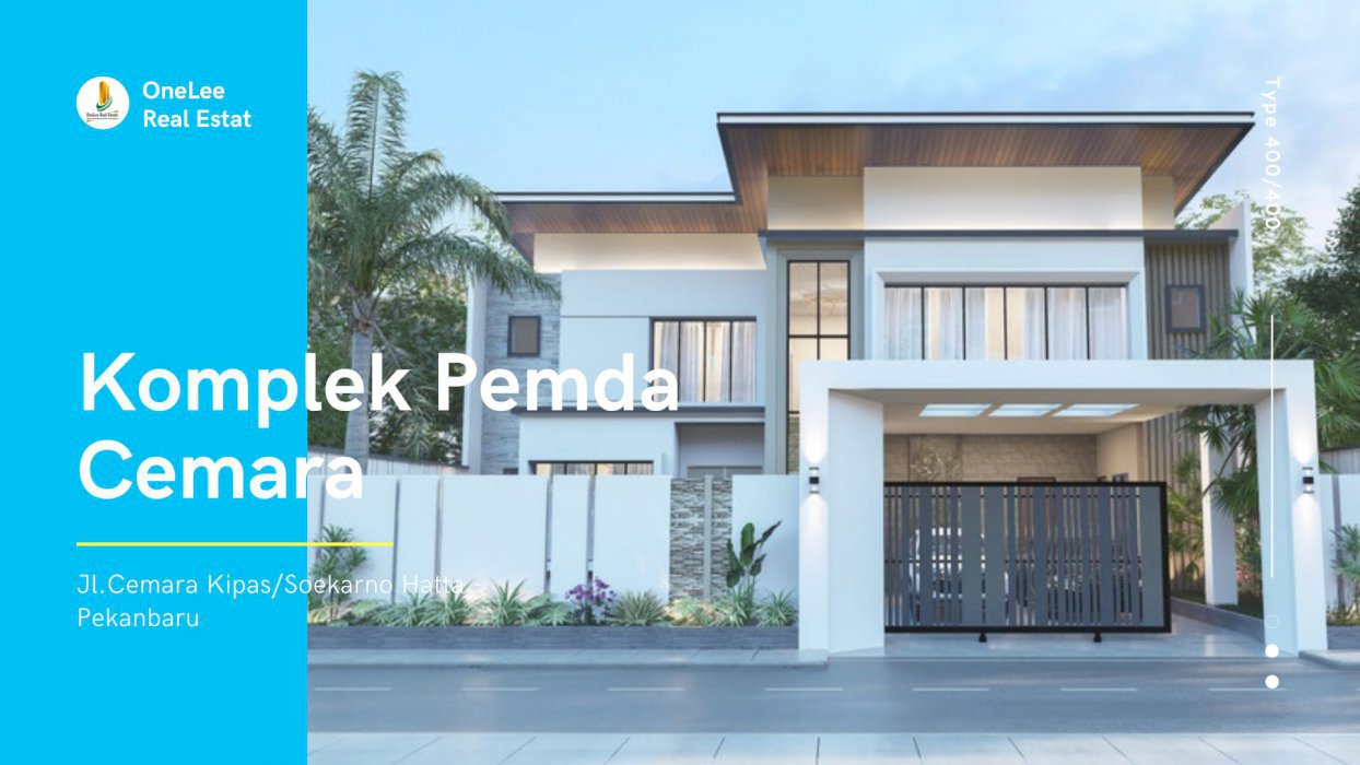 Hunian Tropis 2Lt Full Interior+K.Renang di Soekarno Hatta Pekanbaru