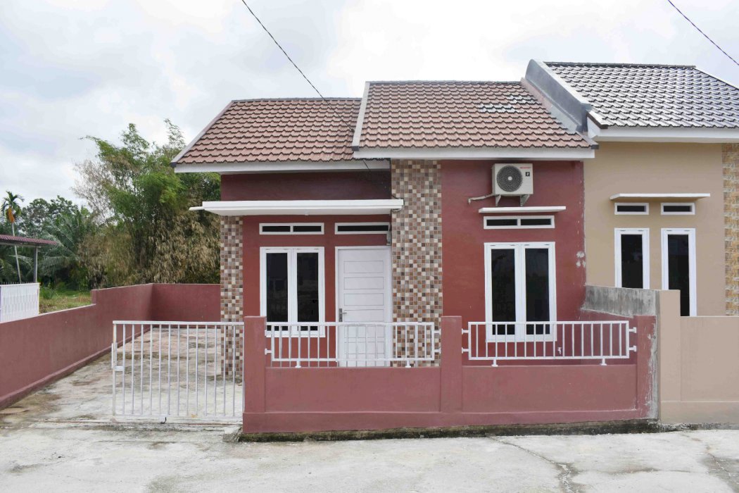 PERUMAHAN SIAP HUNI SUDAH ADA PAGAR KELILING DI HARAPAN RAYA