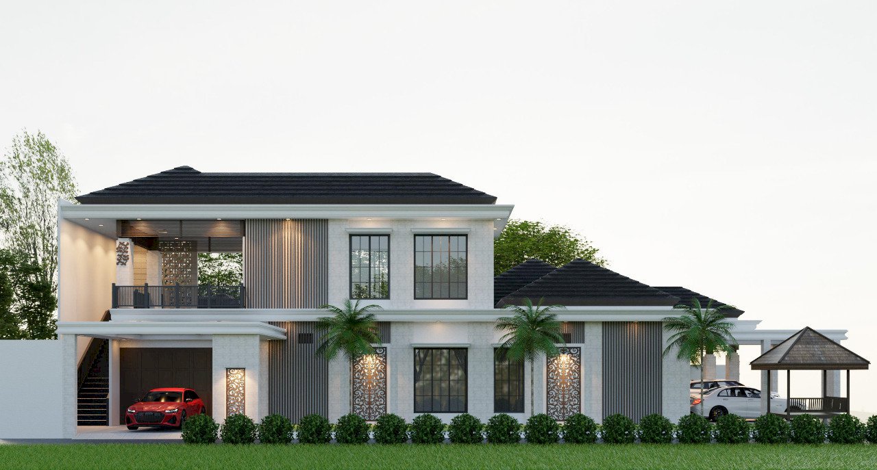 HUNIAN EXCLUSIVE DI KOTA PEKANBARU FULL INTERIOR DAN KOLAM RENANG