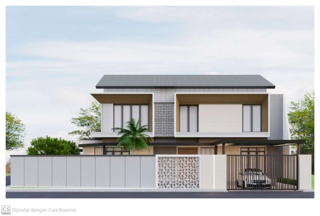 RUMAH KONTEMPORER MEWAH FULL INTERIOR DAN KOLAM RENANG DI KOTA PKU