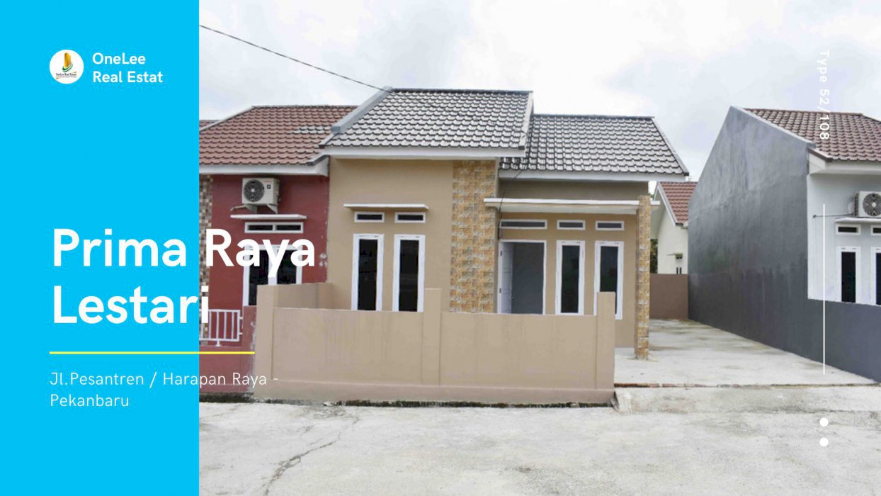 Rumah Type 52 Full Pagar di Harapan Raya Pekanbaru