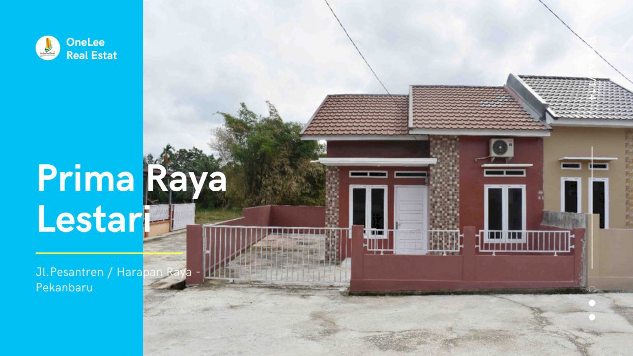 Rumah Posisi Hook Full Pagar,Harga Murah Lokasi Harapan Raya