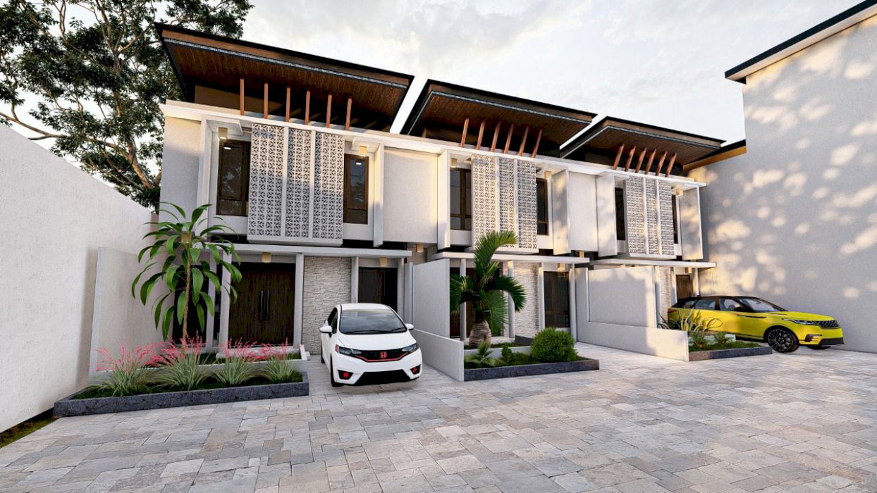 RUMAH CANTIK 2 LT LOKASI SUPER STRATEGIS POROS JL ASPAL JOYOAGUNG