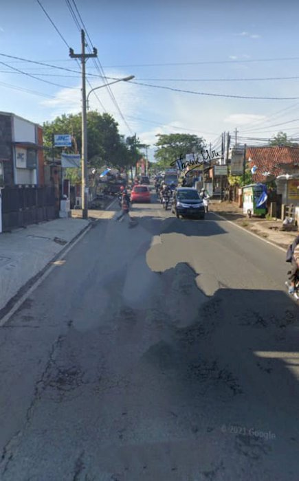 Rumah + tanah pinggir jalan raya Mijen semarang