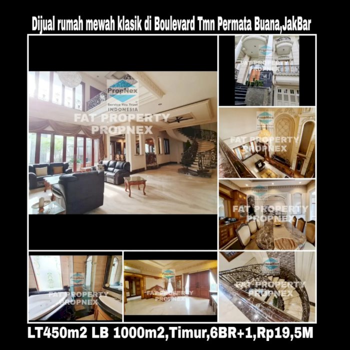 Rumah Mewah Gaya Klasik Super Lux Harga Miring di Boulevard TPB