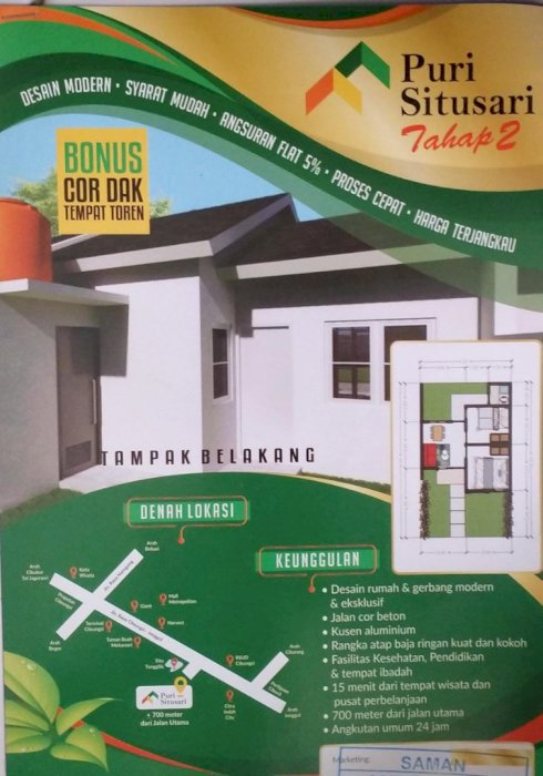 RUMAH SUBSIDI BANGUNAN SEPERTI KOMERSIL