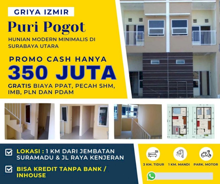 RUMAH MURAH 2 LANTAI DI SURABAYA