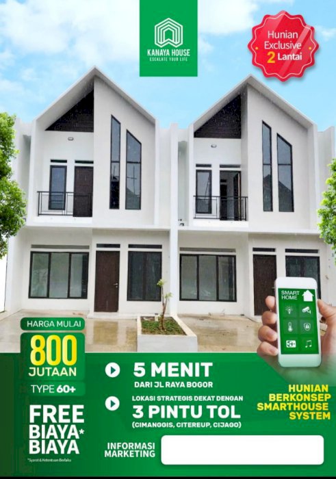 Hunian modern dan mewah dengan konsep Smartphone