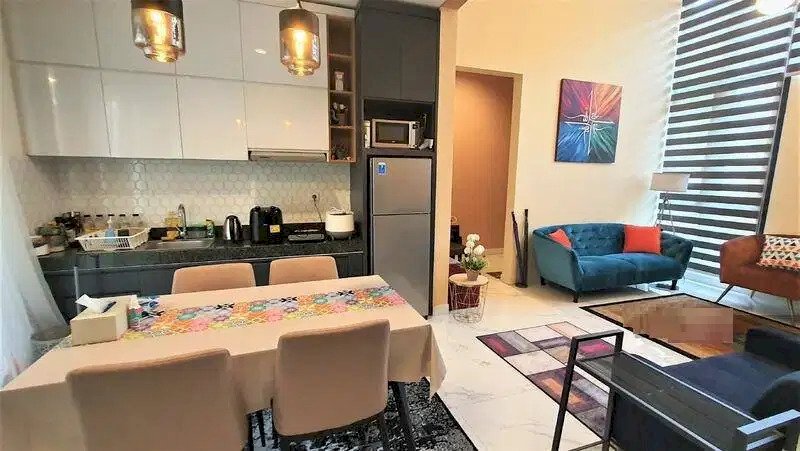 Rumah siap huni full furnished type 3KT type 98m lebar 7 Cluster Semayang ASYA JGC Jakarta Garden City