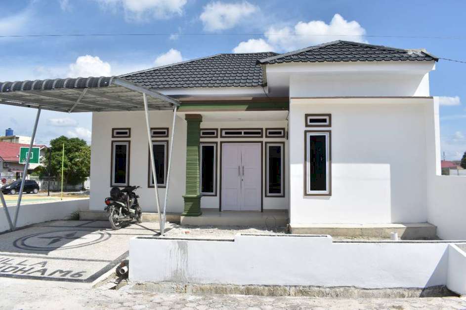 rumah type 54/142 minimalis cluster 3 kamar tidur di jl delima
