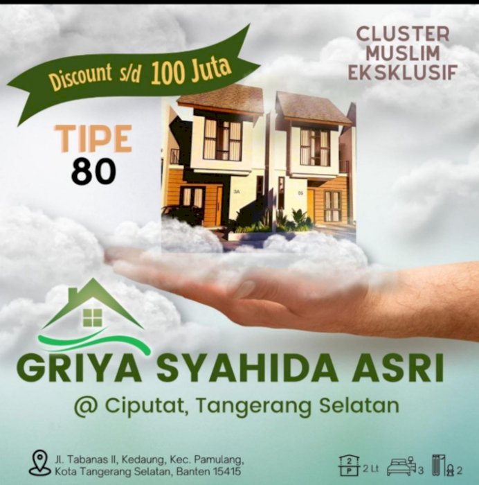 Tarm Cluster Muslim exlusive di Kedaung Pamulang