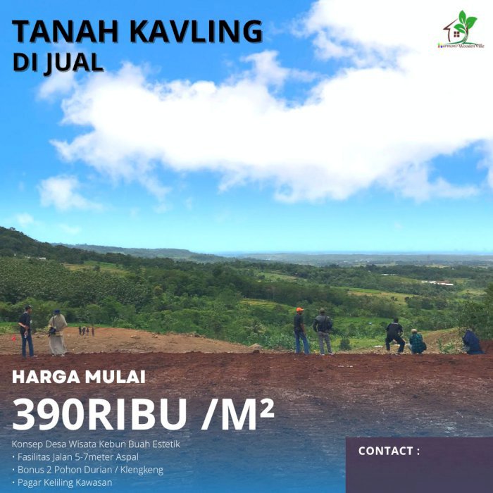 JUAL KAVLING MURAH HARMONI WODEN VILLE STRATEGIS JALUR PUNCAK 2 BOGOR