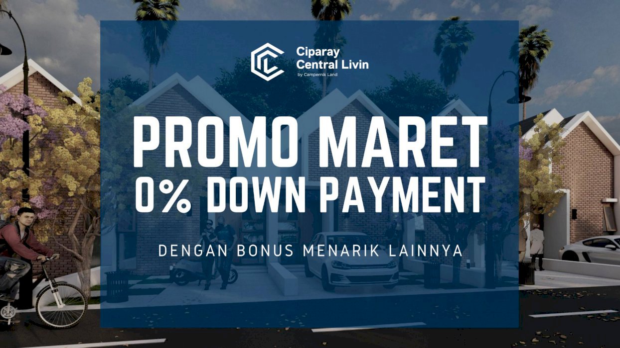 SMART HOME MODERN MINIMALIS HARGA TERJANGKAU DI PUSAT KOTA CIPARAY PROMO DP 0%