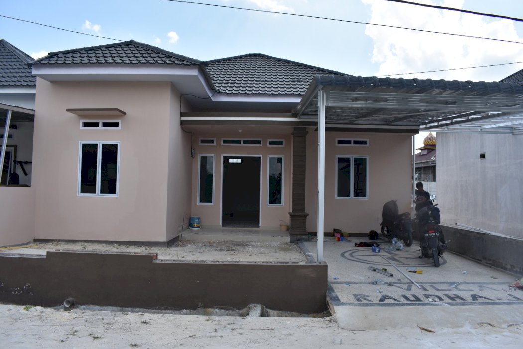  dijual perumahan cluster di panam kawasan delima
