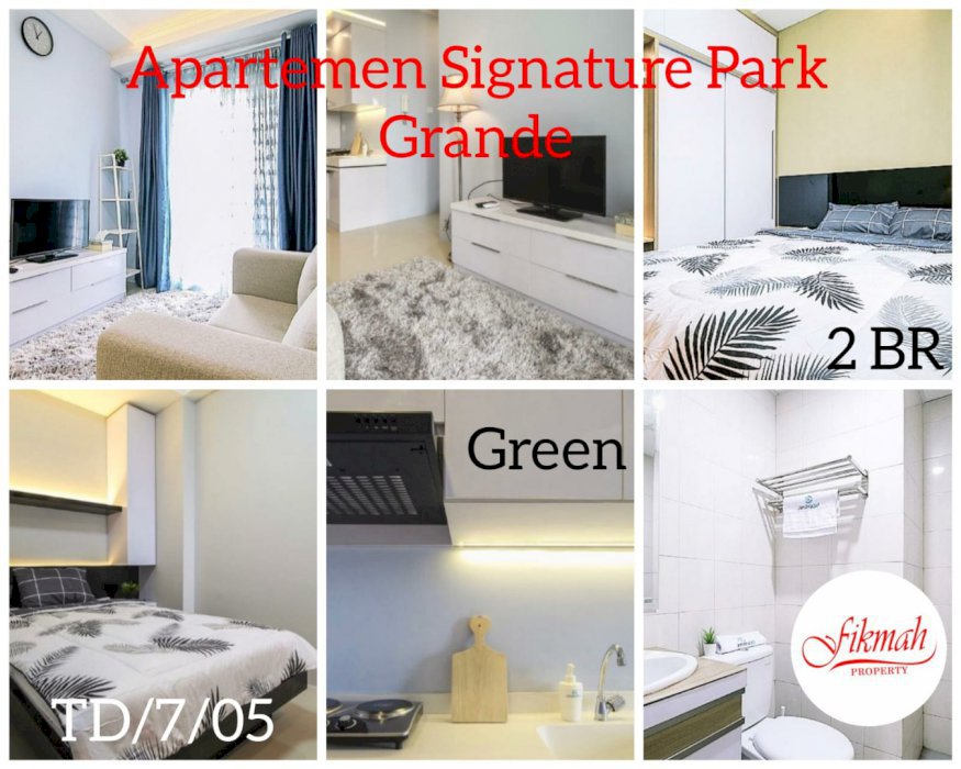 Disewakan Apartemen 2 BR Signature Park Grande