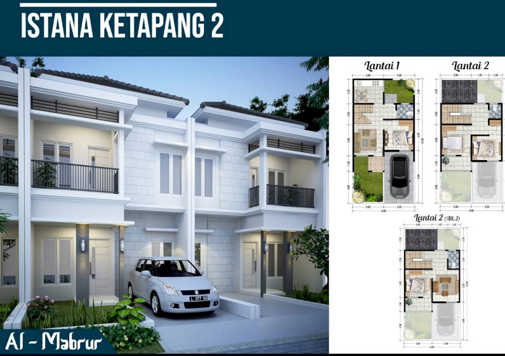 Rumah 2 Lantai Wage, Selatan Surabaya