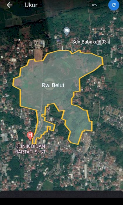 Dijual tanah 6,5 hektar harga dibawah njop