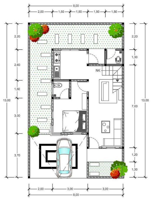 Rumah Dijual Type 91 plus perabotan , SHM luas bangunan 104