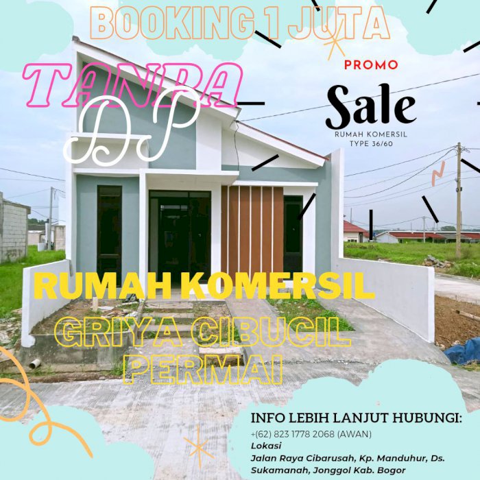 PROMO RUMAH MINIMALIS