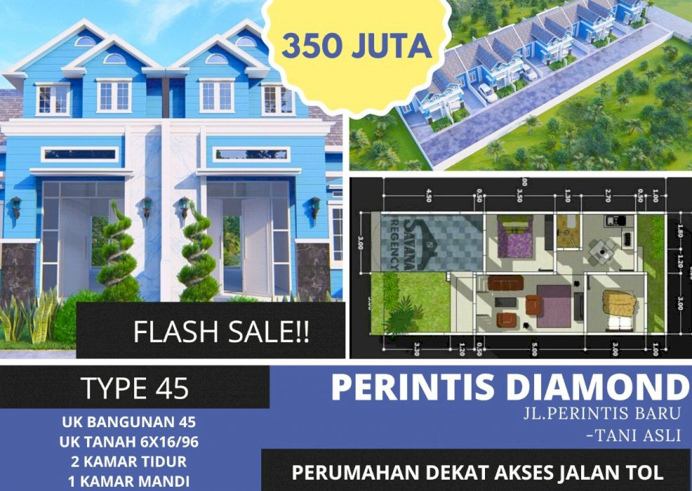 RUMAH MEWAH DI KAMPUNG LALANG