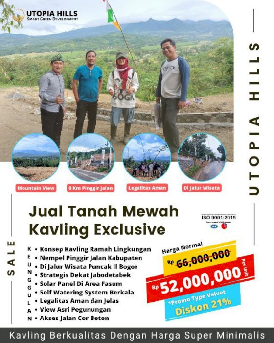 JUAL TANAH MURAH KAVLING DISKON 14JT + 10JR