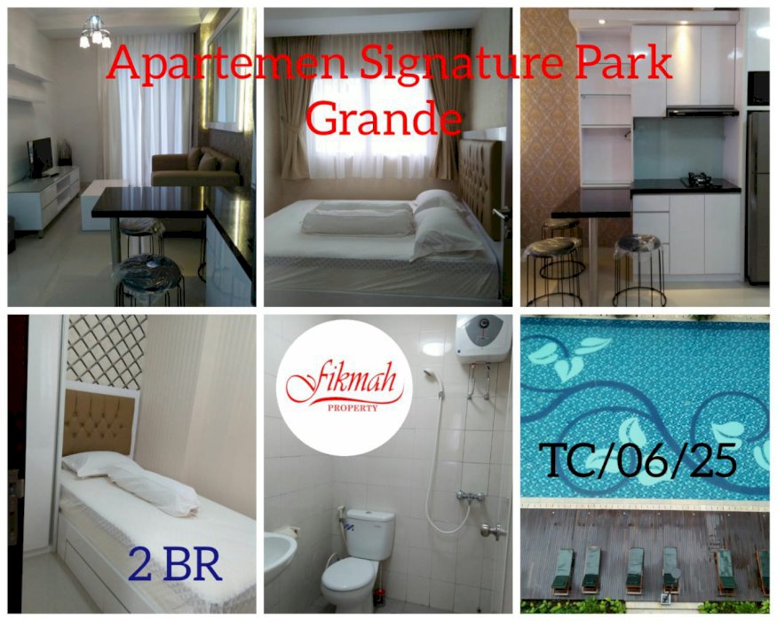 Disewakan Apartemen Signature Park Grande 2 BR Murah Ligth