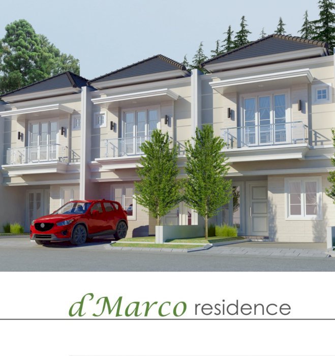Rumah Cluster Baru Siap Huni Tanpa DP di PESONA D'MARCO RESIDENCE