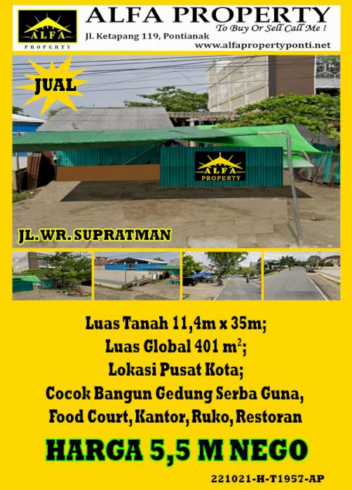 Tanah WR Supratman, Pontianak, Kalimantan Barat