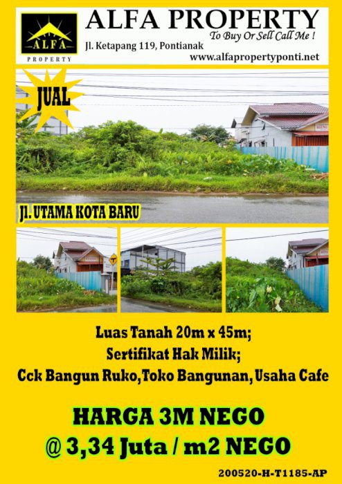 Tanah Utama Perdamaian, Pontianak, Kalimantan Barat