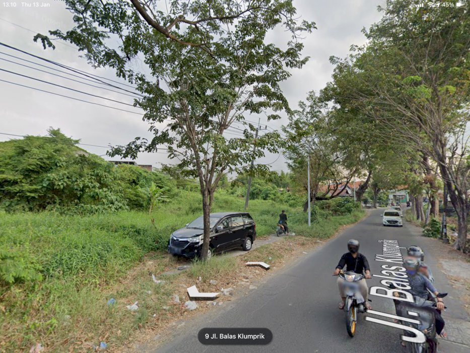 Tanah Komersial dan Perumahan Raya Balas Klumprik Wiyung