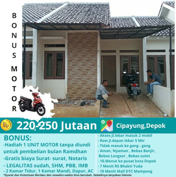 rumah ready murah di depok