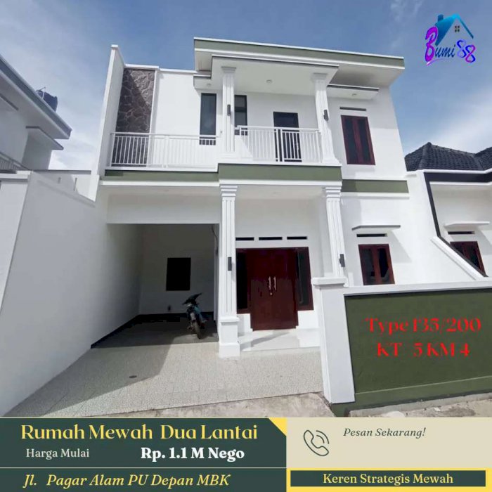 Dijual Rumah Mewah Dua Lantai Depan MBK