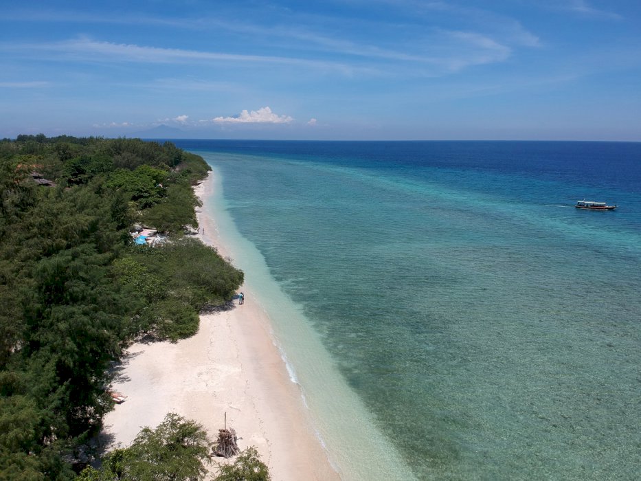 Sale Beachfront Villa Coral Flora Resort in Gili Trawangan